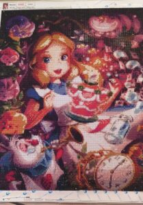 Diamond Painting - Toile Alice au pays des Merveilles 40x50cm