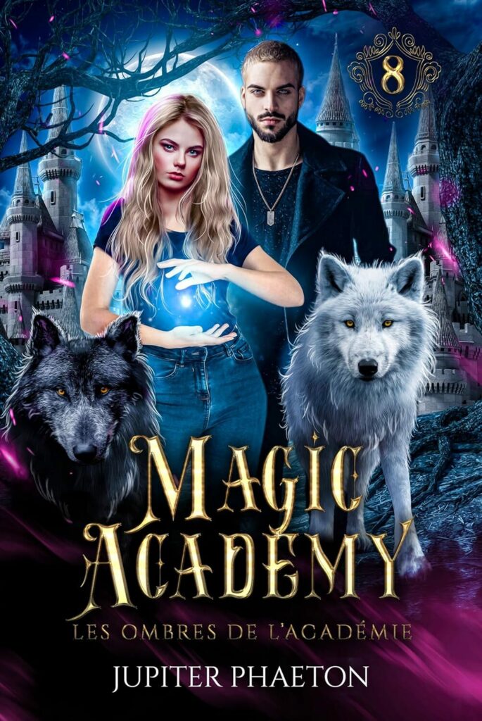 Couverture du huitième tome de la saga Magic Academy, écrit par Jupiter Phaeton