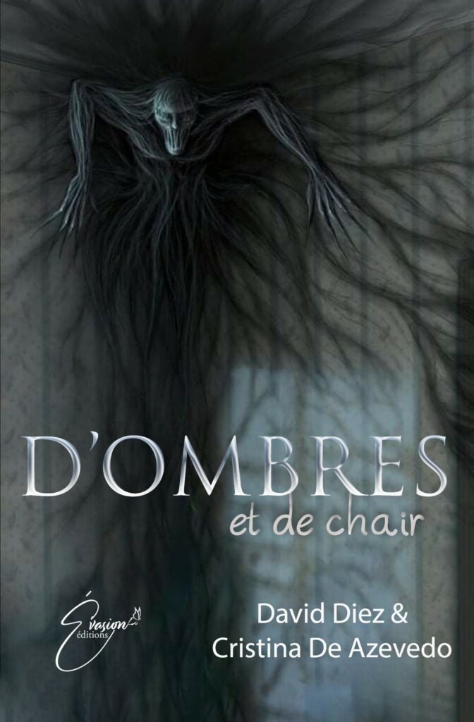 Couverture du première tome de la duologie fantastique, D'Ombres et de Chair, de Cristina De Azevedo et David Diez